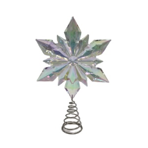 Đồ Trang Trí Giáng Sinh Đồ Trang Trí Trên Cây Bông Tuyết Acrylic Với Màu Óng Ánh - Product Image 1