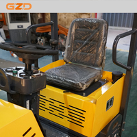Compacteur à rouleaux vibrant autoporté GZD, 1000 kg, 35 KN, pour travaux routiers – Fournisseur d'usine