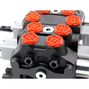 Vanne de commande hydraulique électrique à 4 bobines à double commande manuelle DCV60 – Vanne hydraulique DCV60 – Vente directe usine et personnalisable - Product Image 5