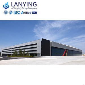 Không gian lớn prefab kim loại xây dựng chất lượng cao đúc sẵn hội thảo với màu thép tấm kết cấu thép kho - Product Image 6