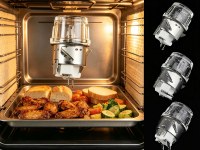 Haute qualité 300 ° Support de lampe halogène pour four C résistant à la chaleur G9 220V 25W