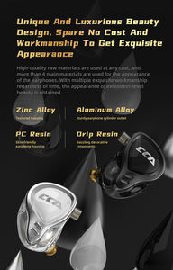 หูฟังไฮไฟ CCA CA16 PRO แบบไฮบริด ใส่ในหู ดีไซน์แบบคล้องหู ตัดเสียงรบกวน ให้เสียงระดับพรีเมียม - Product Image 5