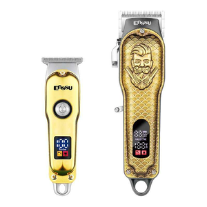 ワイヤレスバリカン＆ヘアトリマーセット（プラスチックハンドル、サロン用） - Product Image 2