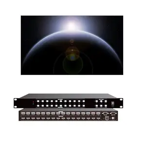 Conmutador de matriz compatible con botones frontales remotos, control LAN RS232, fijo, 4K @ 30hz, 8x8 HD, gran oferta