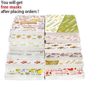 Papel de Seda Antigrasa Impreso Personalizado, Papel Encerado de Grado Alimenticio Impermeable para Envolver Sándwiches, Hamburguesas, Pizza y Comida - Product Image 3