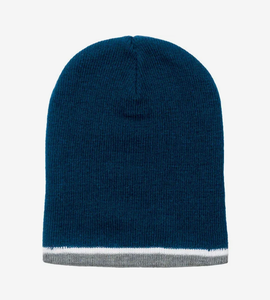 Gorros de punto tricolor personalizados con logo impreso, unisex, al por mayor, cálidos para <span class=keywords><strong>el</strong></span> invierno, para regalos promocionales. - Product Image 2