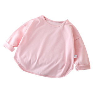 Qingli OEM Custom Factory per bambini a maniche lunghe in puro cotone nuovo stile <span class=keywords><strong>Polo</strong></span> da ragazza top interni per la primavera autunno - Product Image 5