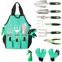 DD3810 84 pièces Kit de main de jardinage en aluminium robuste ensemble d'outils de jardin succulents avec sac outil de planteur de fleurs de jardin