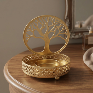 Supports de bougies décoratifs en forme d'arbre pour bougies chauffe-plat - Product Image 3