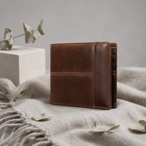 Portefeuille pour homme en cuir véritable antivol RFID, pince à billets, style court, couche supérieure en cuir de vache, multi-cartes, 2 plis, porte-monnaie <span class=keywords><strong>JSB</strong></span> - Product Image 6