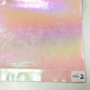 Holographic Shiny <span class=keywords><strong>New</strong></span> Fashion Rainbow Soft PU Vải Da Tổng Hợp Để Làm Giày/Túi/Túi Xách/Thủ Công - Product Image 2