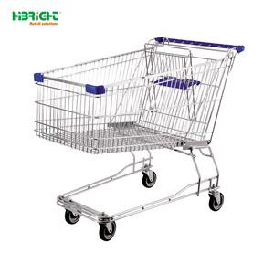 รถเข็นช็อปปิ้งยอดนิยม Highbright สำหรับซูเปอร์มาร์เก็ตและร้านขายของชำ - Product Image 1