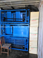 Bat teuse à Riz et Soja Mobile de 600-800 kg/heure à Moteur Diesel Avec Pneus en Caoutchouc Robustes