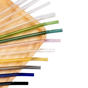 Venta al por mayor de pajitas de vidrio ecológicas, resistentes a roturas, aptas para lavavajillas, marca BOFA para Bubble Tea Shop Cafe Hotel - Product Image 3