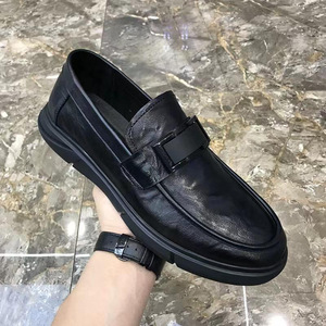 Zapatos de Hombre Nuevos 2025, Zapatos Casuales de Negocios de Cuero Genuino, Mocasines Sin Cordones de Suela Suave para Hombre - Product Image 2