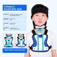 Attelles orthopédiques réglables pour le cou et la poitrine des enfants - Matériaux métalliques et TPE de haute qualité, utilisation hospitalière, design portable