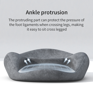 Bantal meditasi perhatian ergonomis, kursi latihan pola bulat dengan pengisi busa memori - Product Image 4
