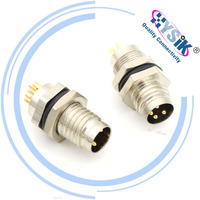 Câble de capteur de connecteur de câble M8 pour vélo électrique, extension de moteur de vélo électrique, prise mâle/femelle à encliquetage 2 3 4 5 6 8 broches
