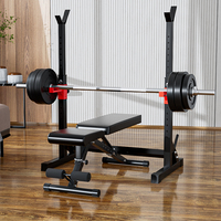 Rack de musculation multifonctionnel pour la maison, banc de musculation réglable pour l'entraînement complet du corps