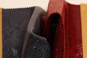 Tissu en daim de plongée en microfibre avec impression de peau de serpent, tricot recyclé pour vêtements, offre spéciale