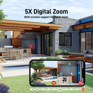 Outdoor 5G <b>WiFi</b> Dual Lens PTZ CMOS IP65 H.265 Network <b>Camera</b> 4K HD Motion Detection Auto Tracking Cloud <b>Smart</b> Home Security - Product Image 5