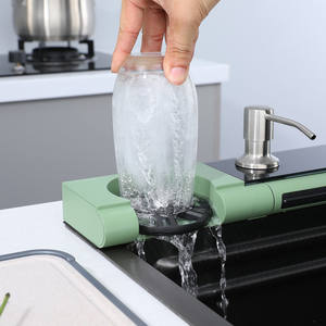 Productos más vendidos 2024 Mezclador digital de luz LED <span class=keywords><strong>Grifo</strong></span> de cocina de cascada de latón negro Pulverizador extraíble Grifos con arandela de taza - Product Image 4