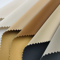 Tissu tricoté en microfibre PU de qualité supérieure 300 GSM, épaisseur 0,6 mm pour fabricants de vestes, manteaux et vêtements