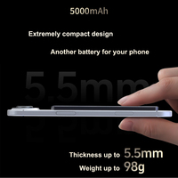 Baterías Semisólidas Ultra Delgadas de 5.5mm y 5000mah, Bancos de Energía Magnéticos