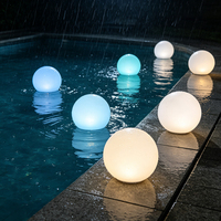 Lampe de nuit LED RGB ronde de 15 cm, sans fil, rechargeable, pour chambre à coucher, chevet, décoration de table de mariage
