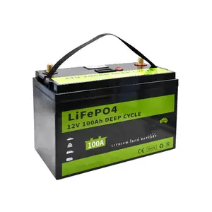 UESEN 12V 100AH batterie agli ioni di litio batteria lifepo4 12v 100ah litio ferro fosfato