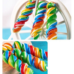 Bonbons de fête OEM géants multicolores Licorne Twist Pops - Product Image 3