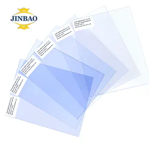 JINBAO 2mm סופר ברור pvc סרט פלסטיק הזרקת דיו הדפסה רך גמיש שקוף pvc גיליון