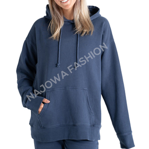 Expertly Crafted Customized Ladies Hooded Sweatshirts <b>100</b>% Cotton Casual Sport Warmth Fashion-Forward Designs Front Wholesale - Product Image 1