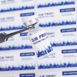 Étiquettes personnalisées pour produits pharmaceutiques, autocollants pour flacons de 3 ml et 10 ml, étiquettes pour flacons, étiquettes estampées à chaud, autocollants en relief, étiquettes pour flacons de 3 ml - Product Image 1