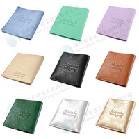 Sac de rangement en cuir végétalien PU personnalisé OEM avec doublure florale pour cartes de Mahjong, pochettes pour cartes de Mahjong, cadeau de Mahjong