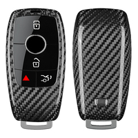 Housse de protection pour clé de voiture en fibre de carbone T-carbon pour Mercedes-Benz Classe A, Classe B, Classe C, Classe E, accessoires pour clé de voiture