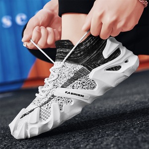 รองเท้าวิ่งผู้ชายแบบสวม รุ่นใหม่ ฤดูใบไม้ผลิ/ฤดูร้อน ปี 2026 ระบายอากาศได้ดี ผลิตจากผ้าสปันเลซ รองเท้าฟิตเนสอเนกประสงค์สำหรับผู้ชาย รองเท้าลำลองผู้ชาย - Product Image 4