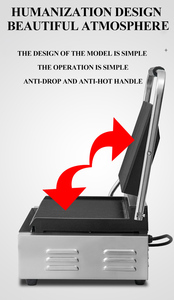 Gril à sandwich <span class=keywords><strong>professionnel</strong></span> en fonte à <span class=keywords><strong>gaz</strong></span>/électrique Gril à <span class=keywords><strong>panini</strong></span> Gril à sandwich intérieur commercial à contact par pression - Product Image 3