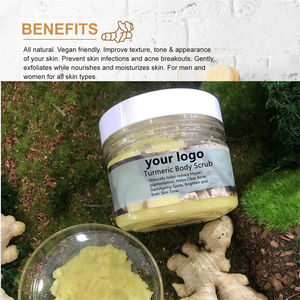 Logo personnalisé, vente en gros, peau, <span class=keywords><strong>Grain</strong></span> de gingembre, sel de mer, peau claire, <span class=keywords><strong>gommage</strong></span> du cuir chevelu, <span class=keywords><strong>gommage</strong></span> pour le visage et le corps - Product Image 5