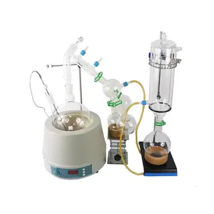 EUA Lab Equipment Premium 2L Kit Destilação Caminho Curto com 2000ml agitando manto de aquecimento