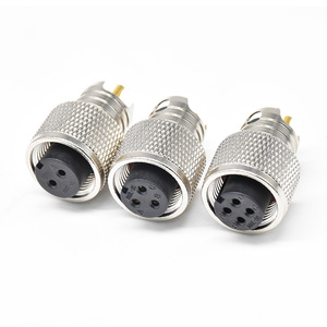 ขั้วต่อกันน้ำมาตรฐานทหาร MS3106 10SL-3 ปลั๊กสำหรับการบิน 2/3/4 ขา 5015 ซ็อกเก็ตติดตั้งบนแผงแบบตัวเมีย ตัวเรือนอะลูมิเนียมอัลลอย - Product Image 1