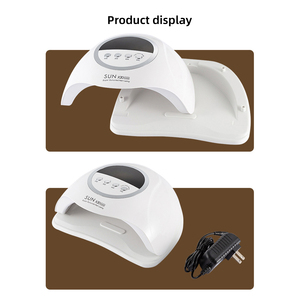 UV LED Nail Lamp 72 Beads Auto Sensor LCD Touch Screen 4 Timer Settings Fast Curing for All Gels Professional (White) - Product Image 5