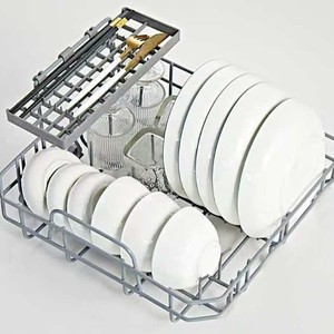 <span class=keywords><strong>Lave</strong></span>-<span class=keywords><strong>vaisselle</strong></span> portable domestique, machine à laver électrique chauffante, commande tactile, petite machine de table automatique - Product Image 3