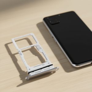 Bandeja para Tarjeta SIM Micro SD para Samsung Galaxy A34 5G A346B Plateada - Product Image 3