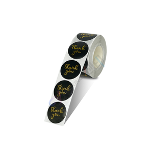 Etichette Rotonde Impermeabili 50MM Personalizzabili, Resistenti al Calore e all'Olio, Adesivi in Carta Scrivibile, Biglietti di Ringraziamento e <span class=keywords><strong>Auguri</strong></span> di <span class=keywords><strong>Compleanno</strong></span> - Product Image 3