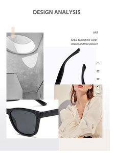 Lunettes de soleil classiques à monture carrée, verres miroir polarisés, unisexes, protection UV, lunettes de soleil tendance - Product Image 4