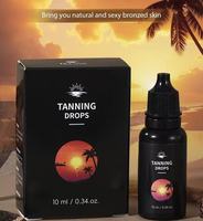 Huile bronzante à la pastèque biologique, marque privée, OEM/PERSONNALISÉ, huile essentielle autobronzante, huile naturelle pour le visage et le corps, huile corporelle scintillante foncée