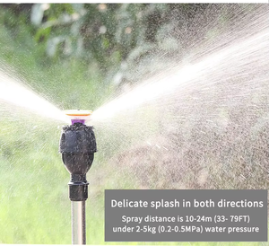 Arroseur en plastique Magge avec couvercle à angle réglable, buse rotative à 360° pour l'irrigation des fermes et des jardins - Product Image 4