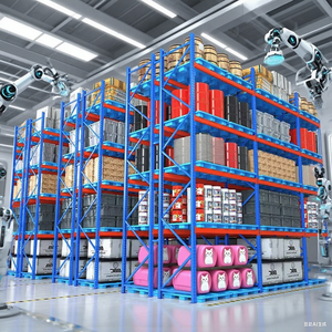 Guichang Sistema de almacenamiento Filo de alta densidad Almacén Drive In Rack Van Pallet Racking System Drive In Pallet Racking - Product Image 1