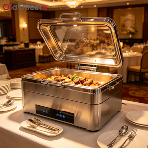 Fornello Rettangolare per Buffet DBL60-S03 con Display Digitale a 60 Modelli e Copertura Completa per Servizio Alberghiero - Product Image 1